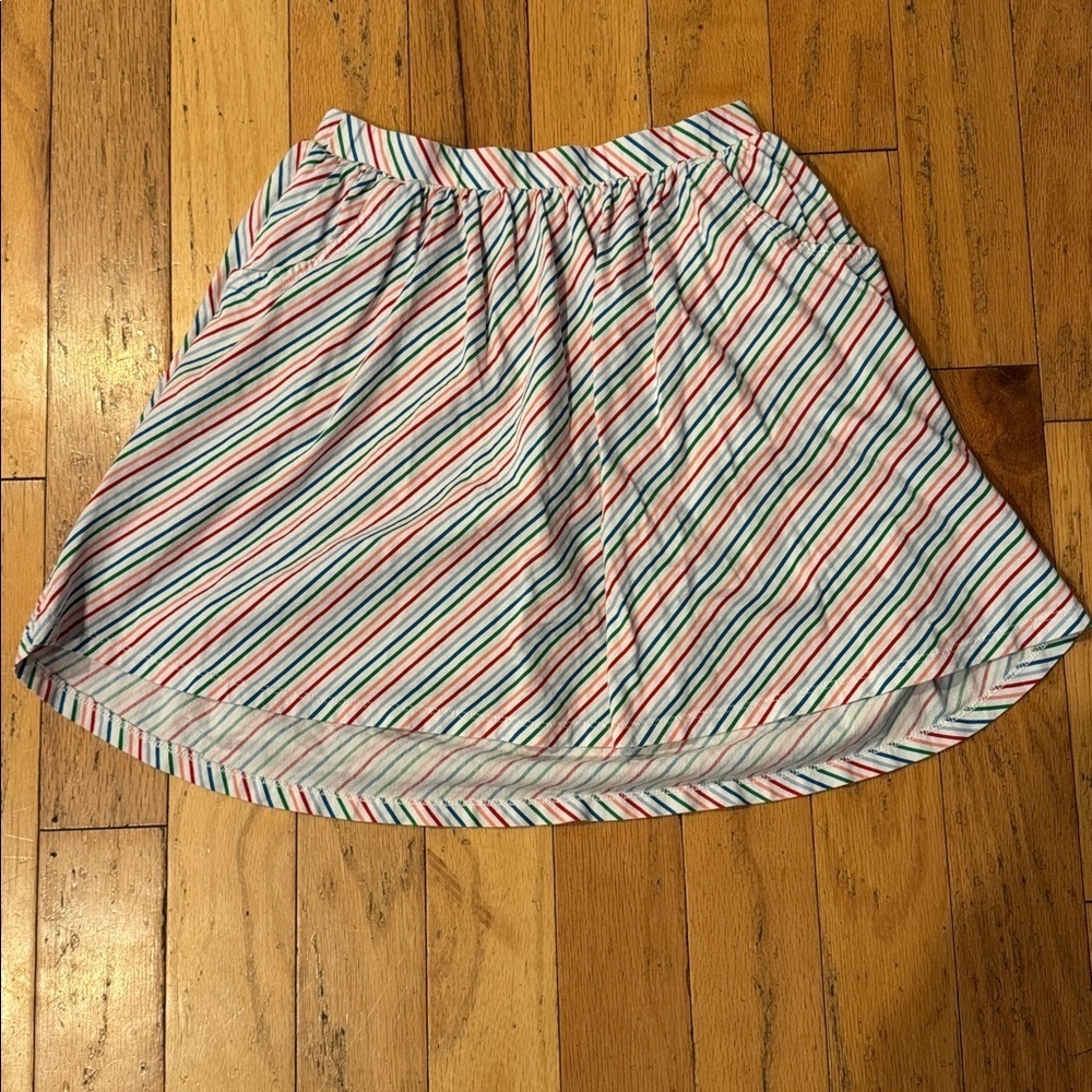 Lands End | Multi-Colored Diagonal Skort | 💯 Cotton | Girls size M